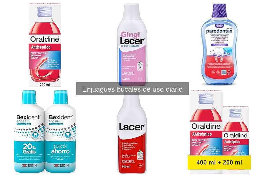 Guía de compra de enjuagues bucales para tu higiene diaria