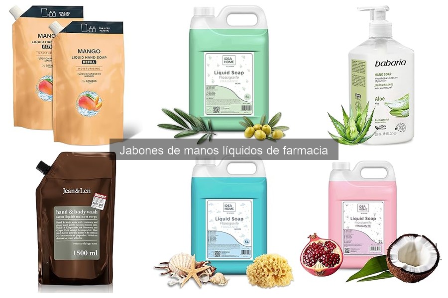 Guía de compra de jabones de manos líquidos de farmacia