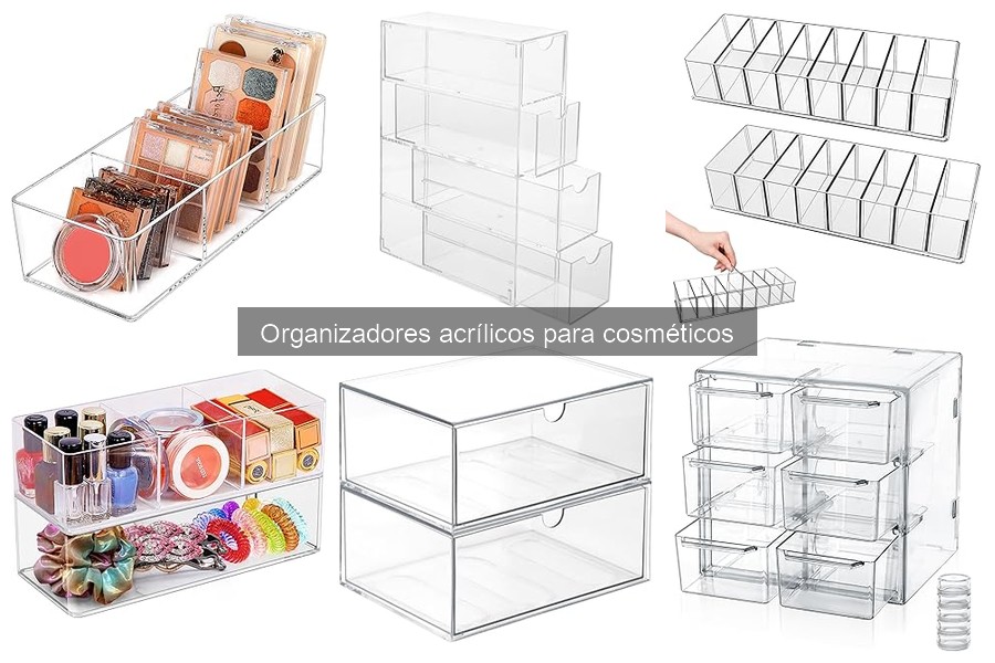 Guía de compra de organizadores acrílicos para cosméticos