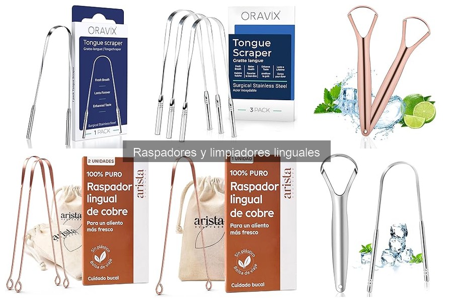 Guía de compra de raspadores linguales para higiene bucal