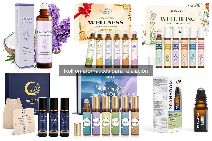 Guía de compra de roll on aromáticos para relajación