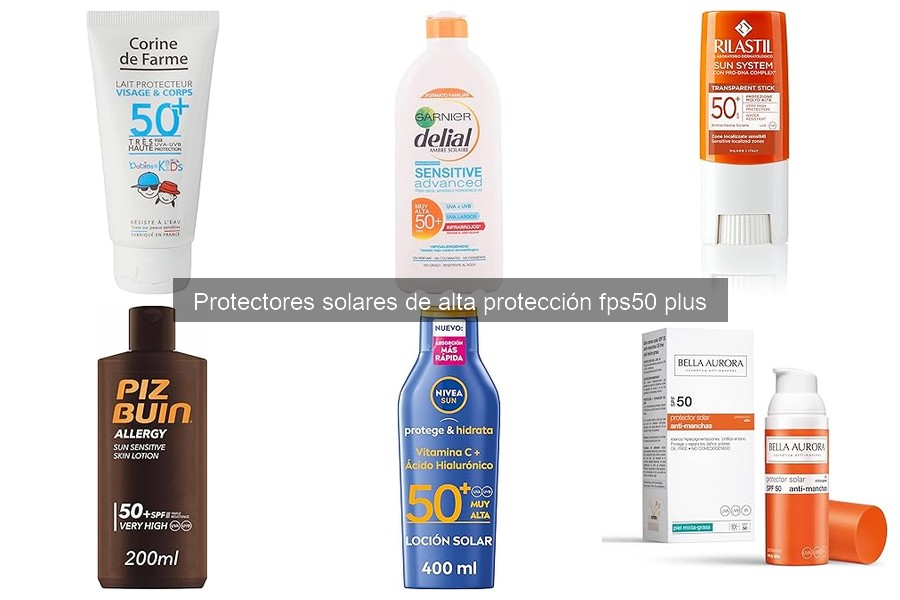 Guía de compra: Mejores protectores solares FPS 50+