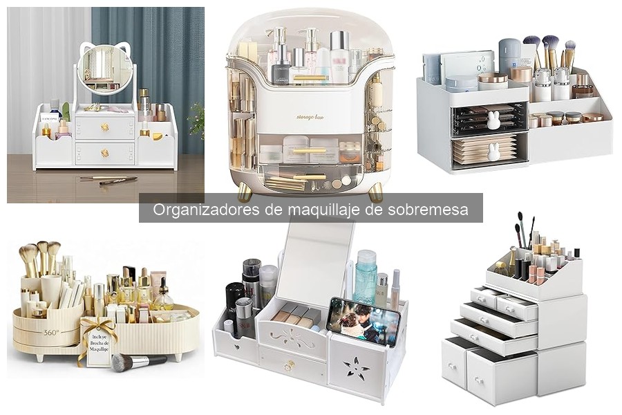 ** Guía de compra: Organizadores de maquillaje de sobremesa
