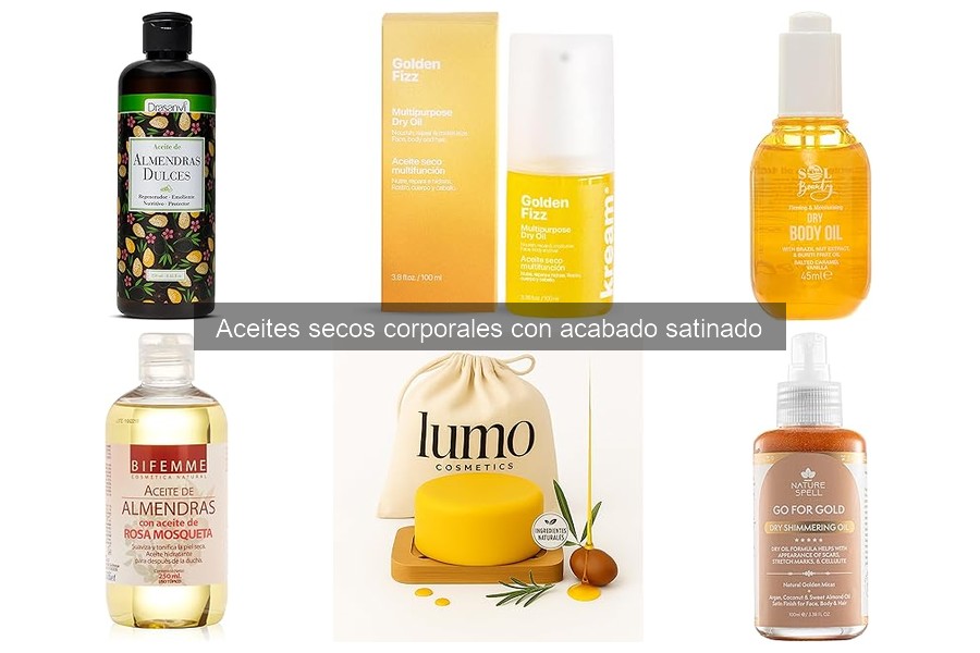 Guía para elegir el mejor aceite seco corporal satinado