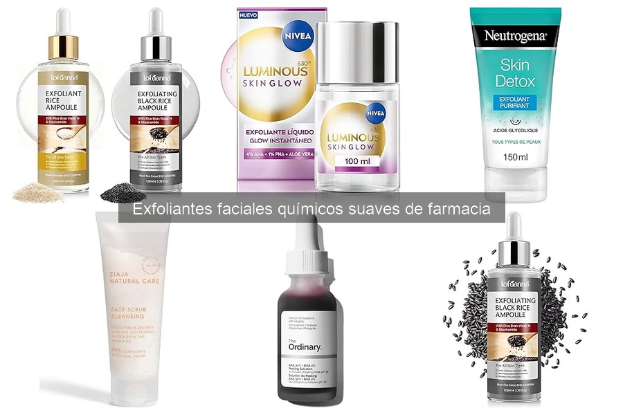 Guía para elegir exfoliantes faciales químicos suaves