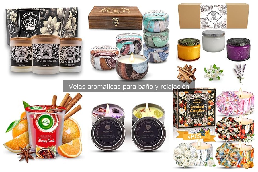 Guía para elegir velas aromáticas para baño y relajación