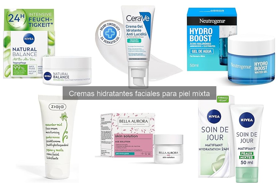 Guía sobre cremas hidratantes para piel mixta