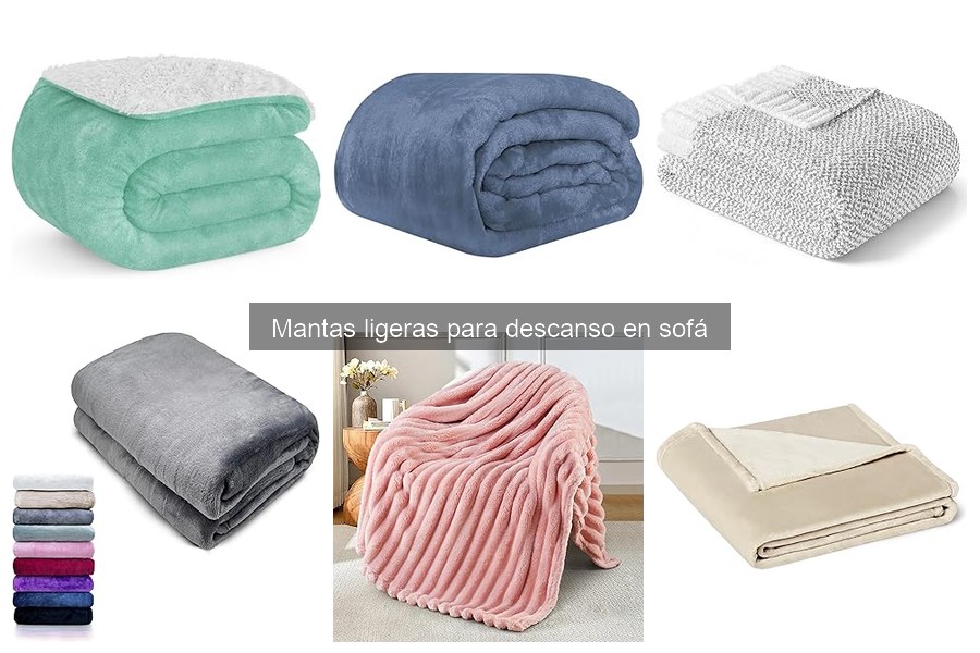 Guía sobre mantas ligeras para descanso en sofá