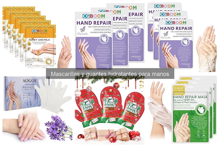 Guía sobre mascarillas e hidratantes para manos