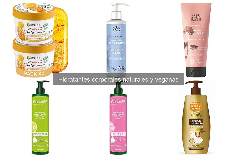 Hidratantes Corporales Naturales y Veganos: Beneficios y Características