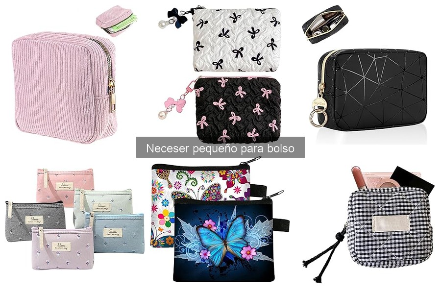 Ideas para organizar productos en un neceser pequeño para bolso