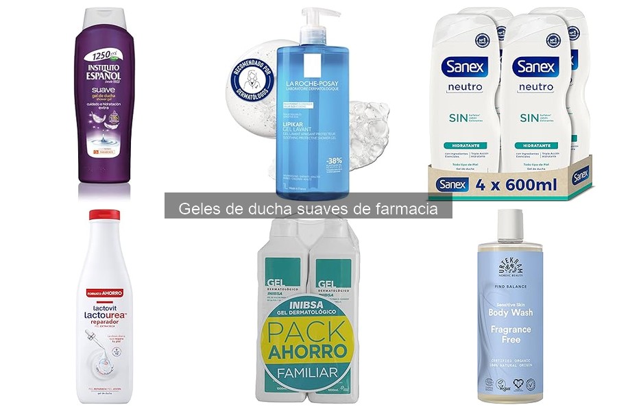 Ingredientes a Evitar en Geles de Ducha Suaves de Farmacia