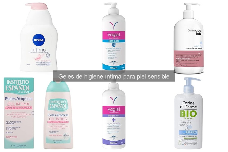 Ingredientes a evitar en geles de higiene íntima para piel sensible