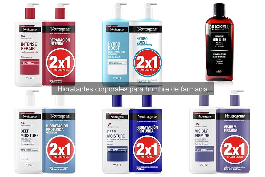 Ingredientes a evitar en hidratantes corporales para hombres