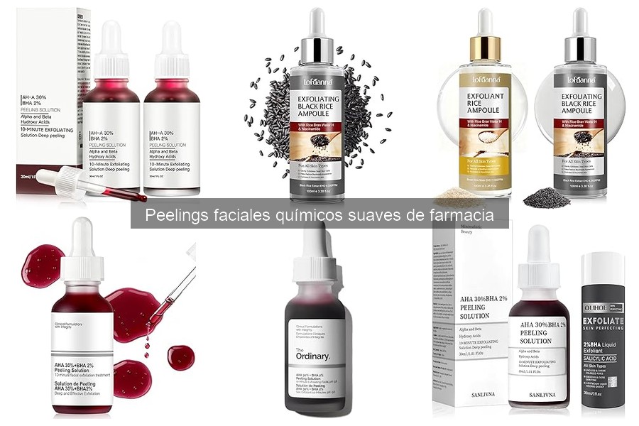 Ingredientes a evitar en peelings faciales químicos suaves