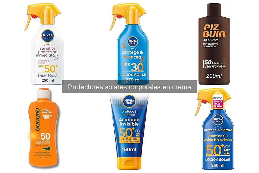 Ingredientes a evitar en protectores solares en crema