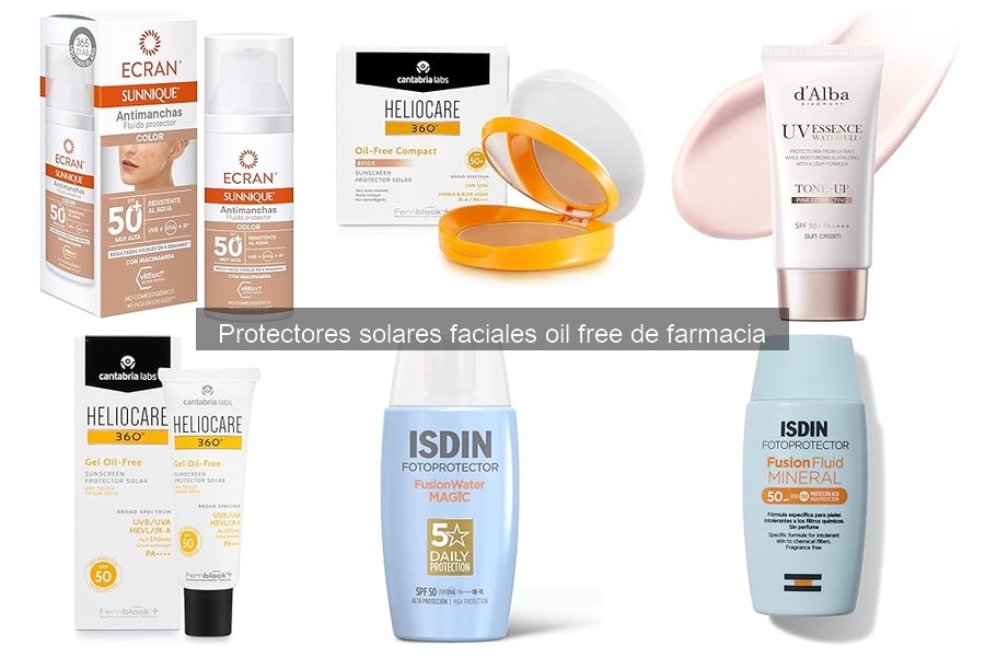 Ingredientes a evitar en protectores solares oil free