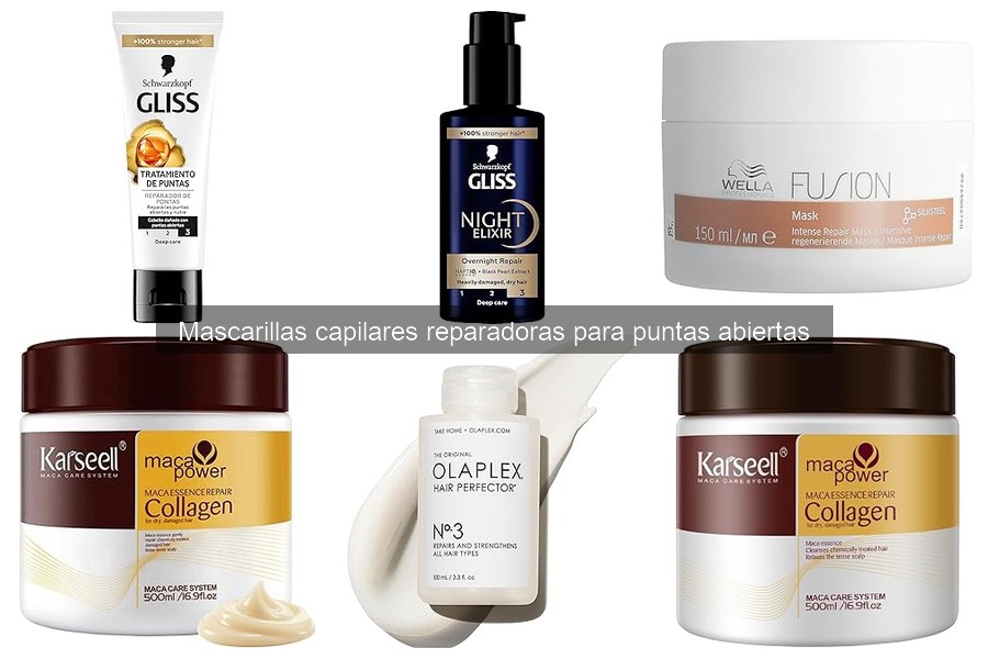 Ingredientes clave en mascarillas capilares reparadoras
