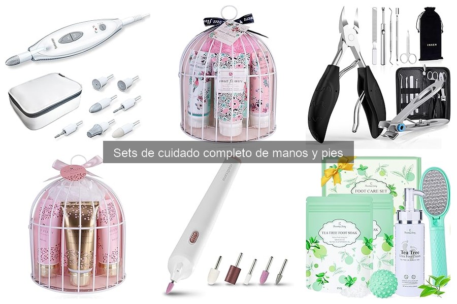 Ingredientes clave en sets de cuidado de manos y pies