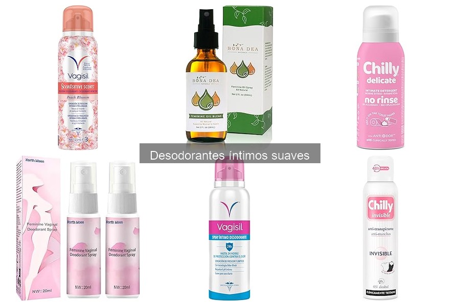 Ingredientes dañinos en desodorantes íntimos suaves