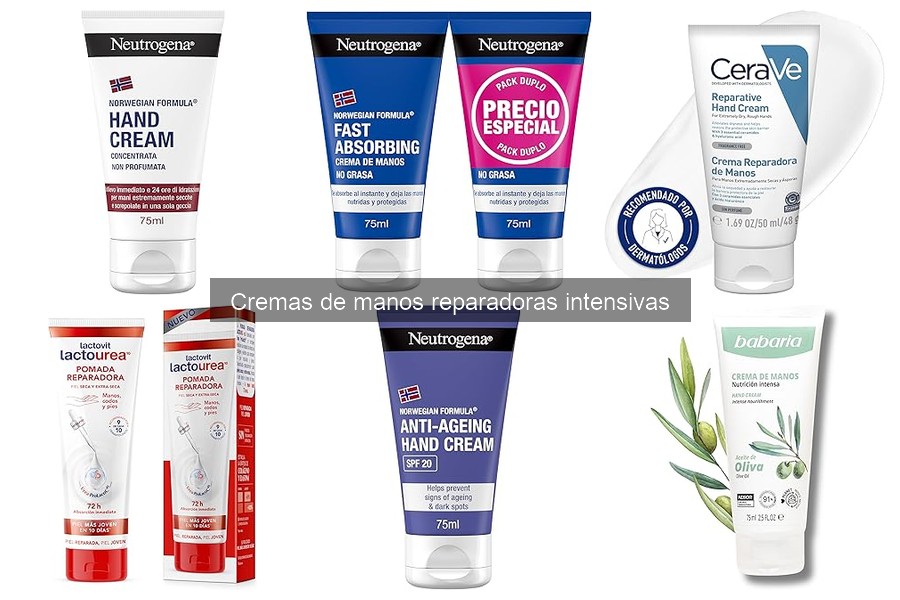 Ingredientes esenciales en cremas de manos reparadoras