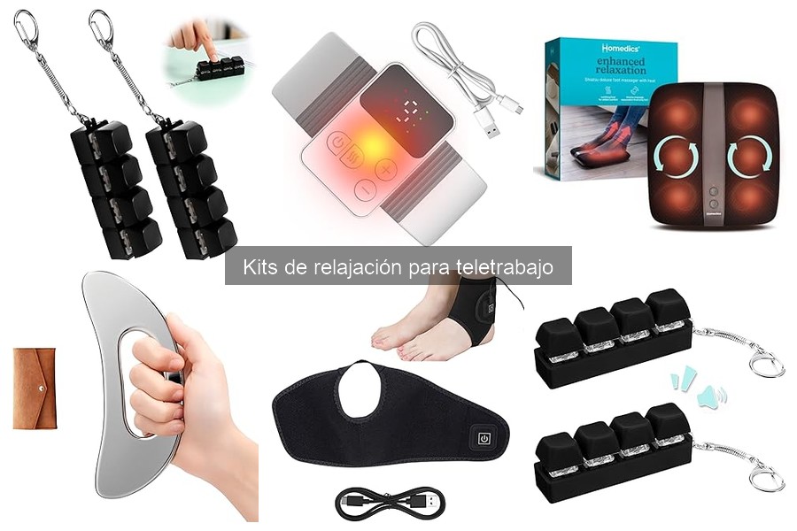 Kits de relajación recomendados para teletrabajadores