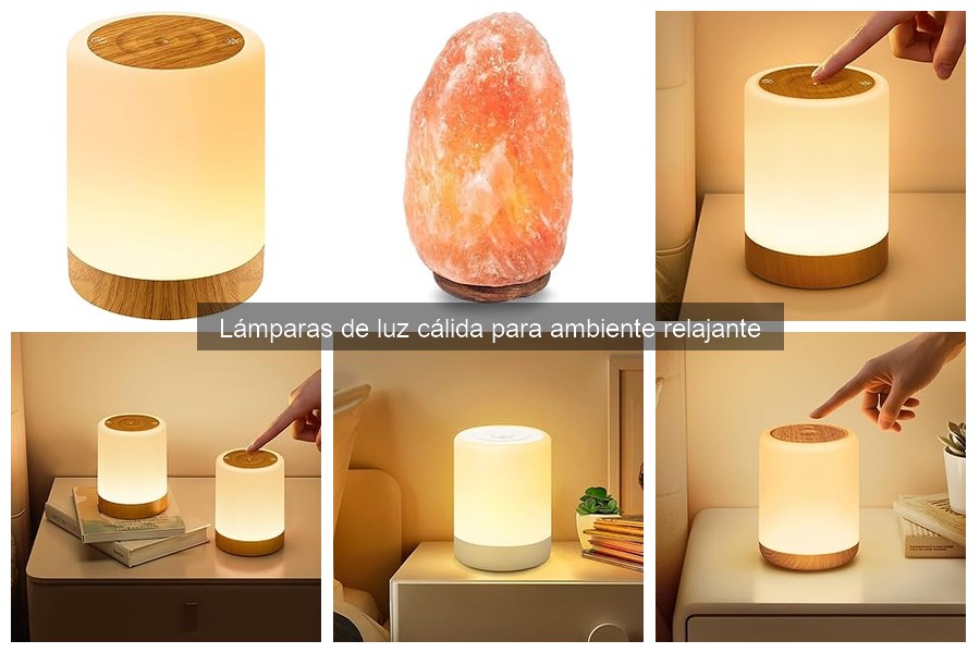 Lámparas de luz cálida para un ambiente relajante en casa