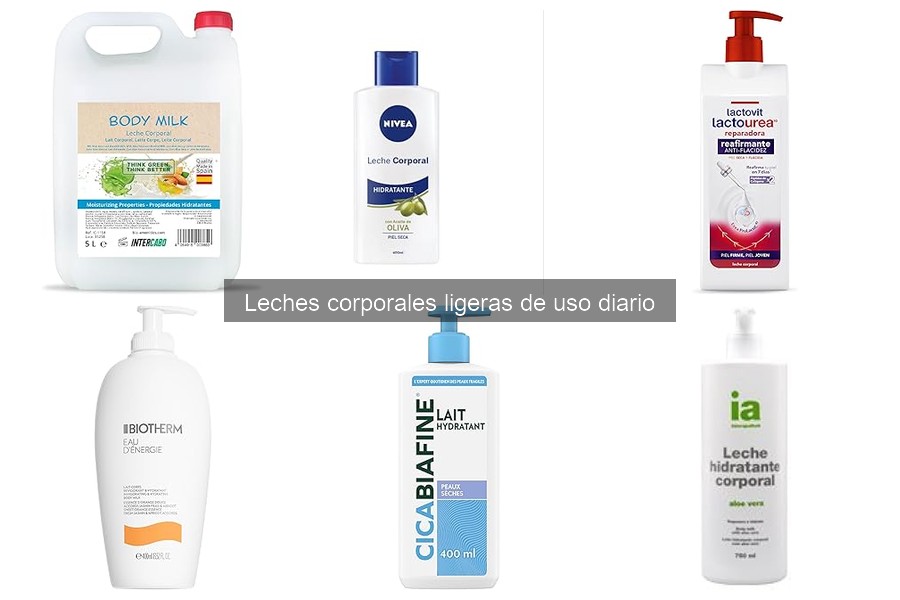 Leches corporales ligeras vs. fórmulas con fragancia