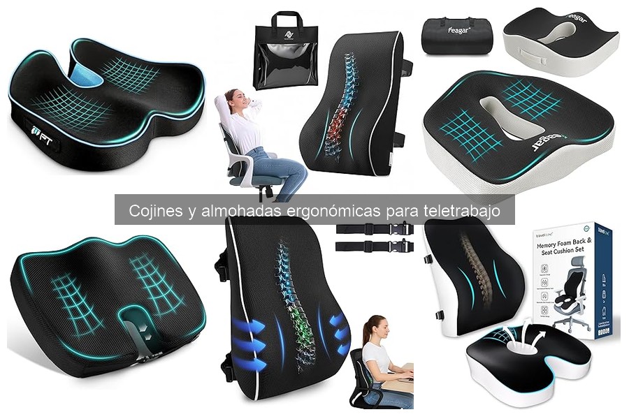 Mantenimiento y limpieza de cojines ergonómicos