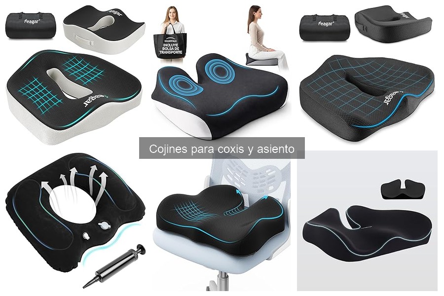 Mantenimiento y limpieza de cojines para coxis