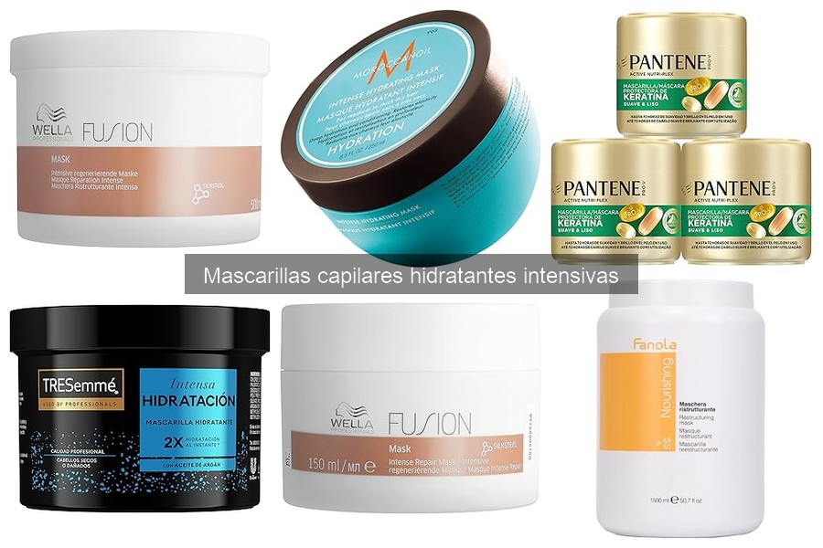 Mascarillas capilares hidratantes intensivas: qué son y beneficios