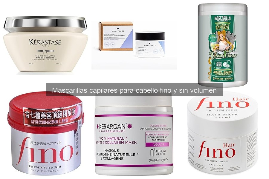 Mascarillas capilares para cabello fino: beneficios y características