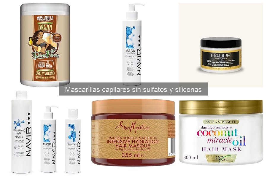 Mascarillas capilares sin sulfatos y siliconas: Beneficios