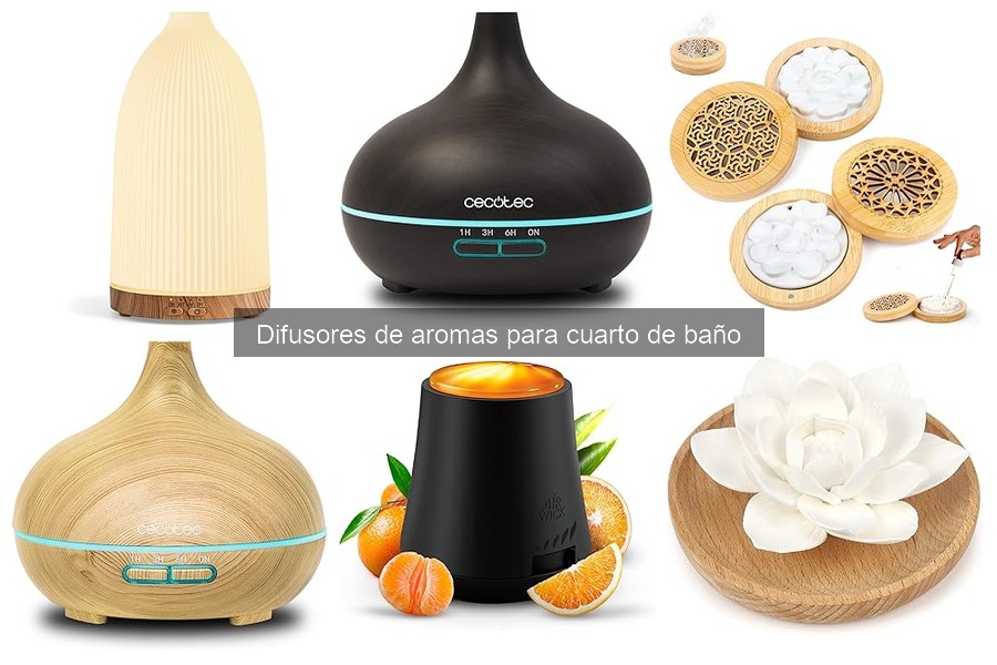 Mejores aromas para difusores en el cuarto de baño