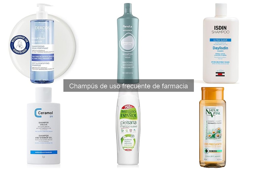 Mejores champús de uso frecuente para cabello graso
