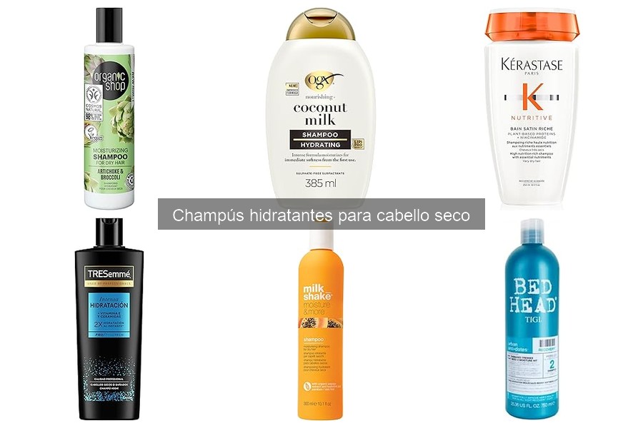 Mejores champús hidratantes para cabello seco en 2023