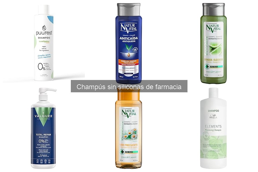 Mejores champús sin siliconas para cabello graso