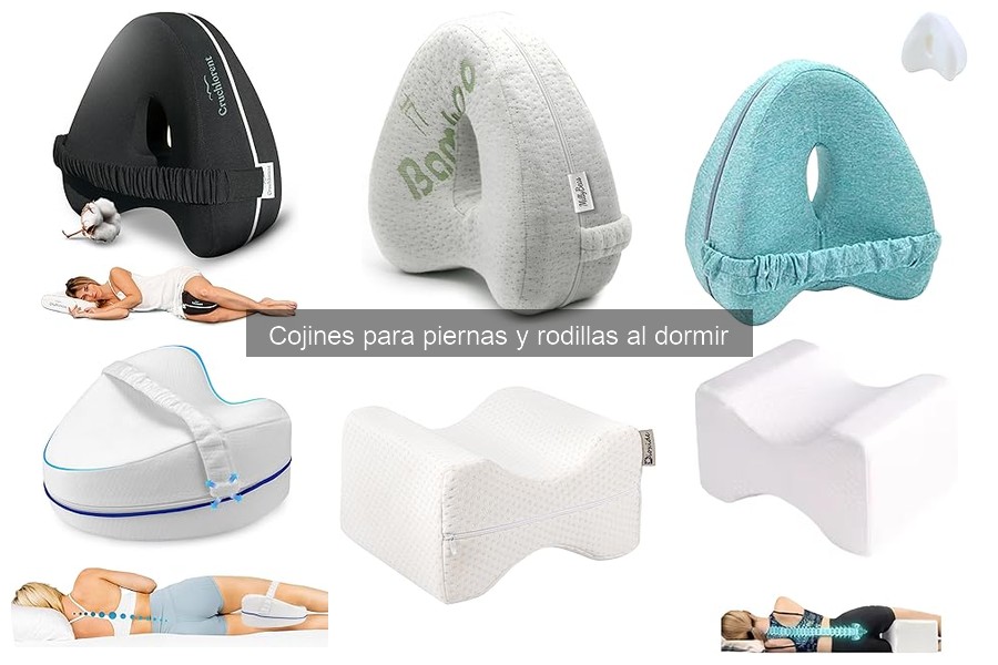 Mejores cojines para piernas y rodillas al dormir según usuarios