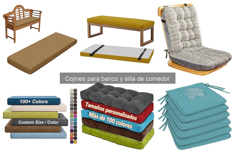 ** Mejores cojines para sillas de comedor: comparativa 2023