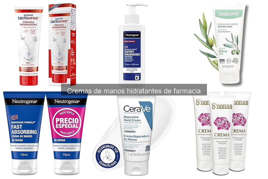 Mejores cremas de manos hidratantes para piel seca
