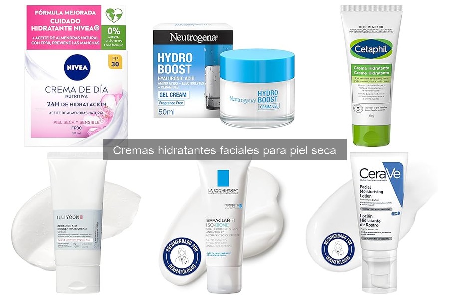 Mejores cremas hidratantes para piel seca: comparativa 2023