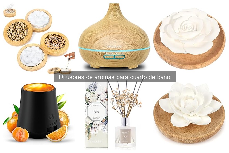 Mejores difusores de aromas para baños pequeños