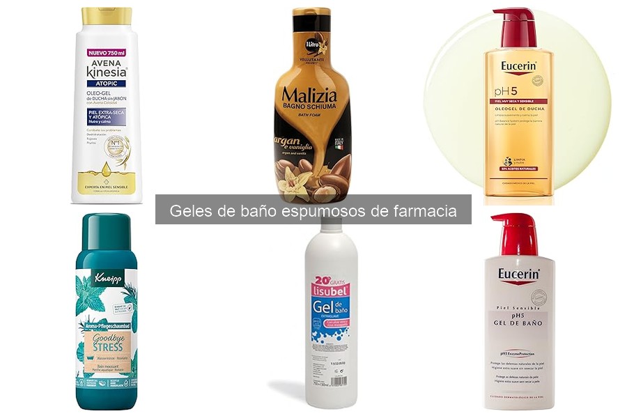 Mejores geles de baño espumosos para piel sensible