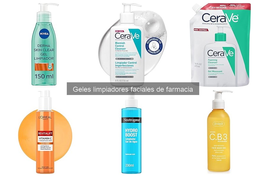 Mejores geles limpiadores para piel grasa: Comparativa 2023