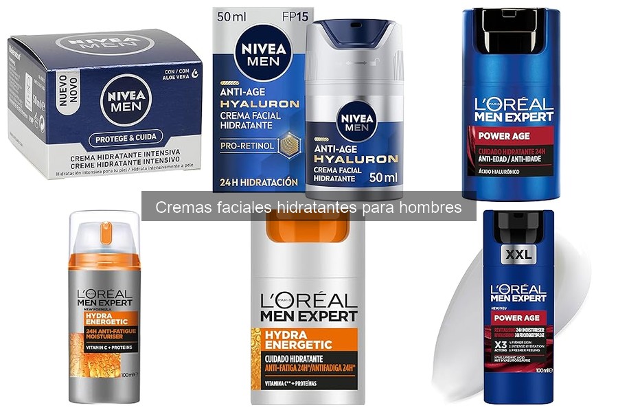 Mejores ingredientes en cremas hidratantes para hombres