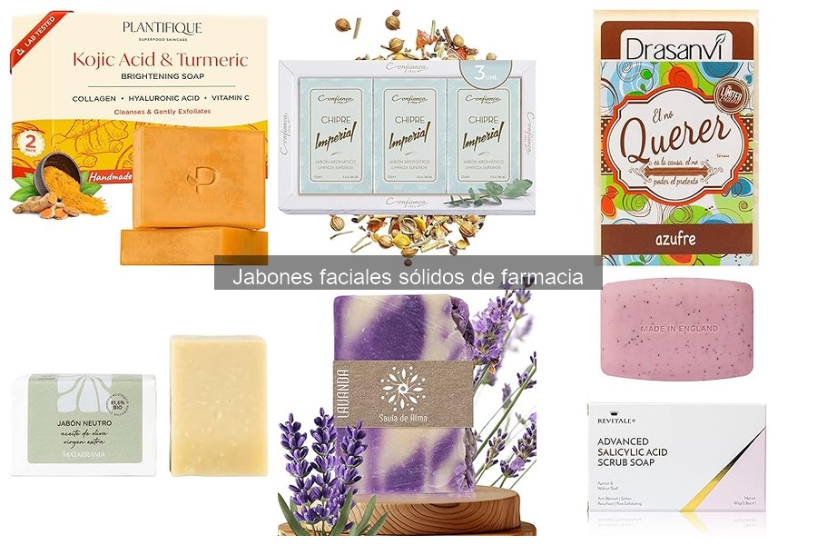 Mejores jabones faciales sólidos para piel grasa
