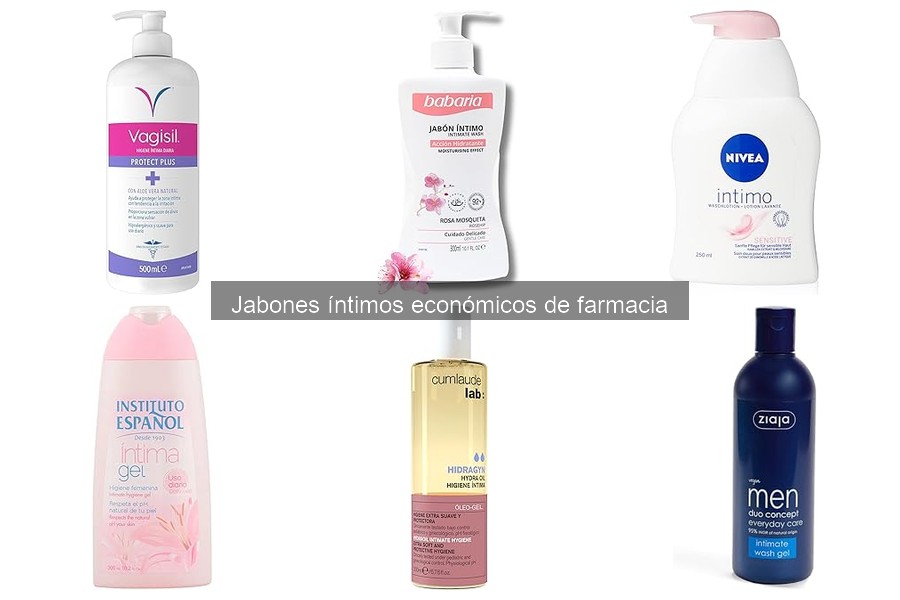 Mejores jabones íntimos económicos para pieles sensibles