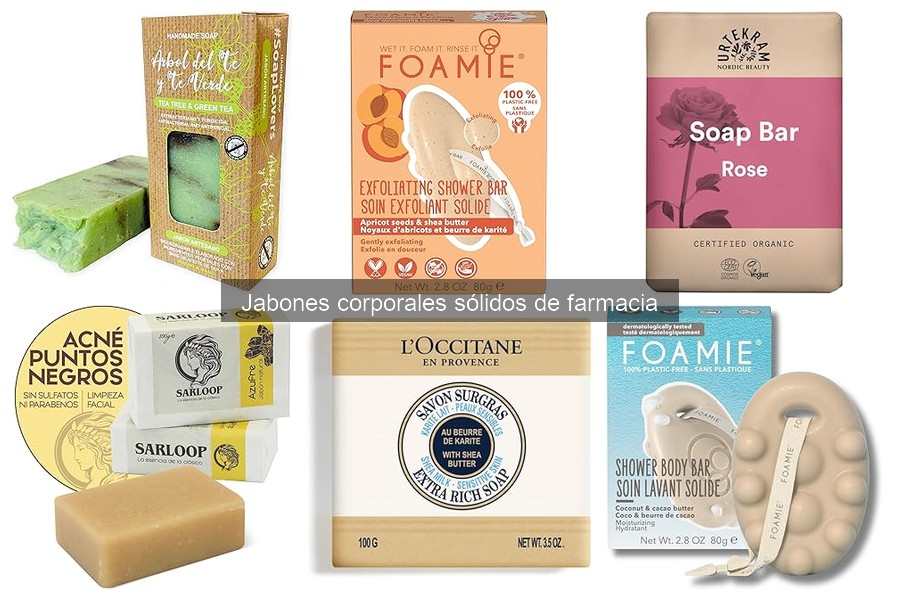 Mejores jabones sólidos recomendados por dermatólogos
