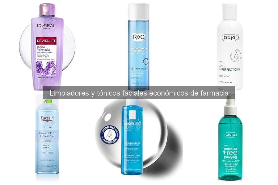 Mejores limpiadores y tónicos económicos para piel seca