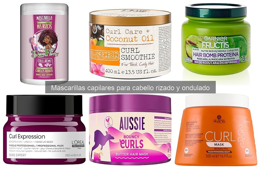 Mejores mascarillas capilares para rizado y ondulado